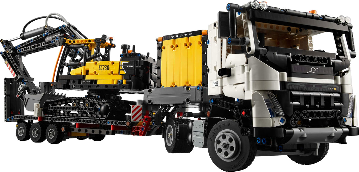 LEGO Technic Volvo FMX Truck with EC230 Electric Crawler Excavator, children's toy, gift set for boys and girls aged 10 and up, toy construction vehicles, excavator toy set 42175