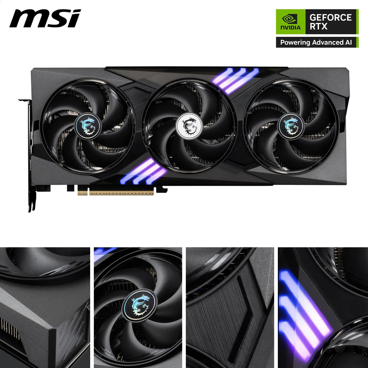 MSI GeForce RTX 5070 12G Gaming Trio OC - Gaming Graphics Card - V532-019R