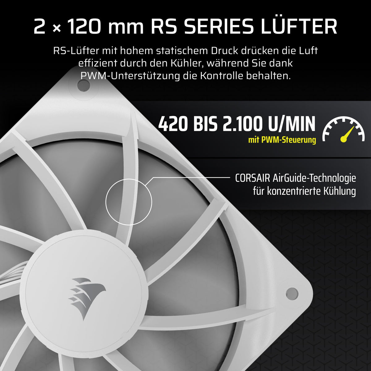 CORSAIR NAUTILUS 240 RS LCD Răcitor de CPU cu lichid – Ecran IPS LCD de 2,1 inch, AIO de 240mm, Conexiuni simple Daisy-Chain, Intel LGA 1851/1700, AMD AM5/AM4 – Include 2x ventilatoare RS120 – Alb - CW-9061032-WW