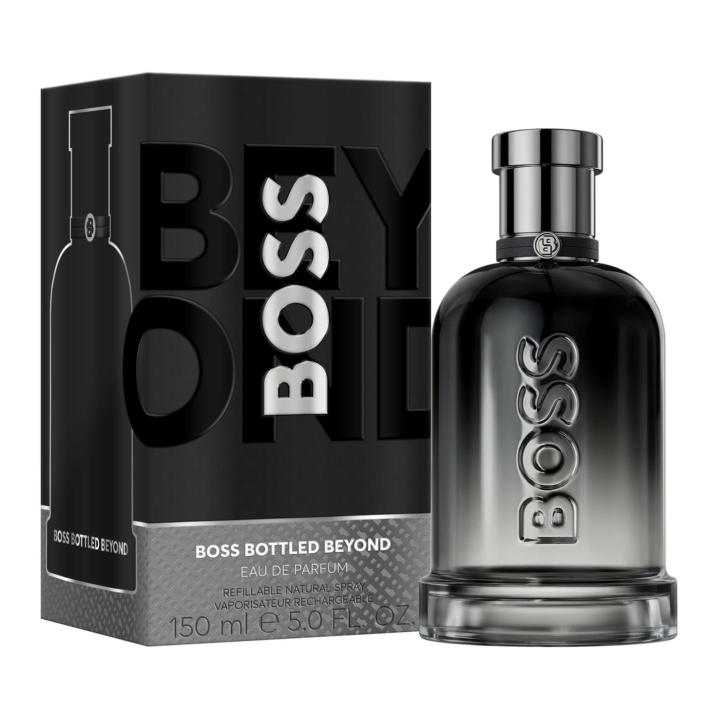 BOSS Bottled Beyond Eau de Parfum - Woody Cologne for Men - With notes of ginger and leather - Long-lasting fragrance, 150ml - 99350214929