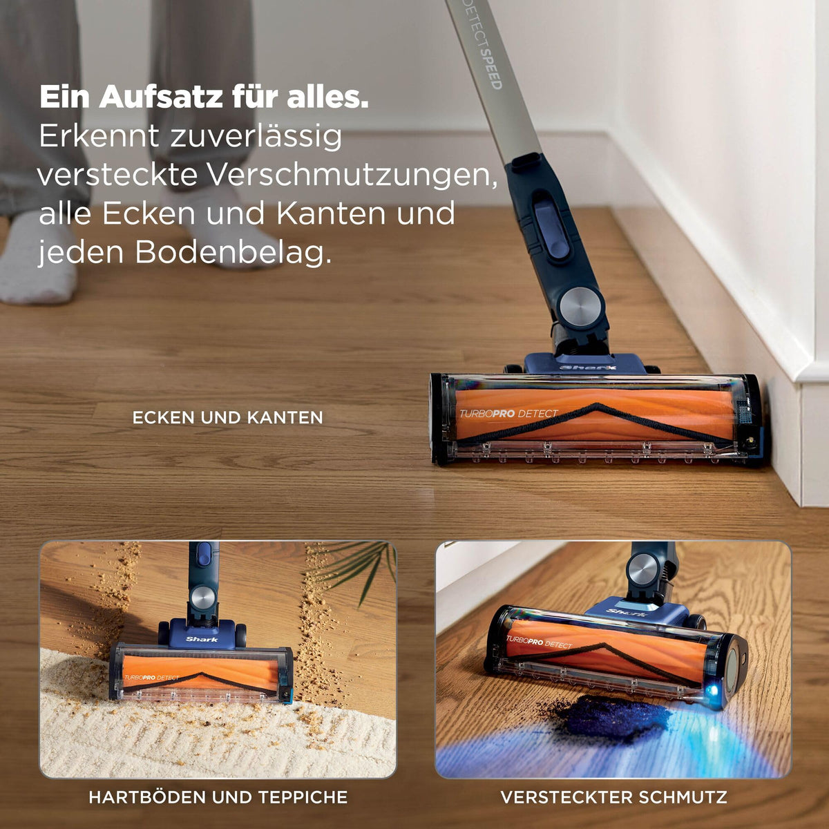 Aspirator fără fir Shark PowerDetect Speed, Reverse Clean, IA1241EU