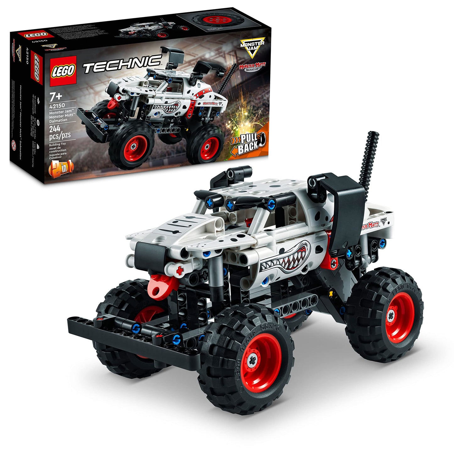Lego Technic 42149 - Monster Jam Mutt Dalmatian Monster Truck (244 pieces) - 6420678