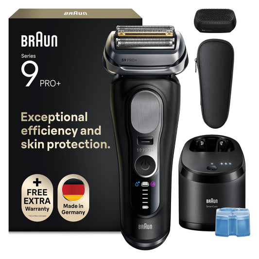 Braun Electric Shaver for Men Series 9 PRO+, 9690cce, Black