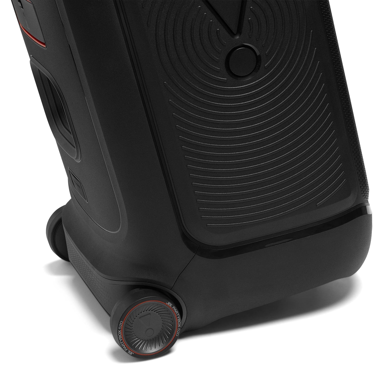 JBL PartyBox 520, Wireless Bluetooth Party Speaker, 15 Hour Playtime, Portable Design, Dynamic Light Show, IPX4 Splashproof, Multi-Speaker Connection, AI Sound Boost, Black - JBLPARTYBOX520EU