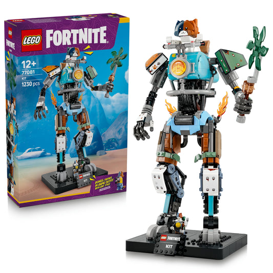 LEGO Fortnite KIT - Interactive figure with power claw pickaxe and rotating wheel - room decoration for children - gaming gift for boys, girls and teenagers aged 12 and over - 77081