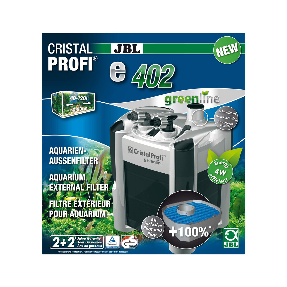JBL CristalProfi e402 greenline external filter - 6028000.0
