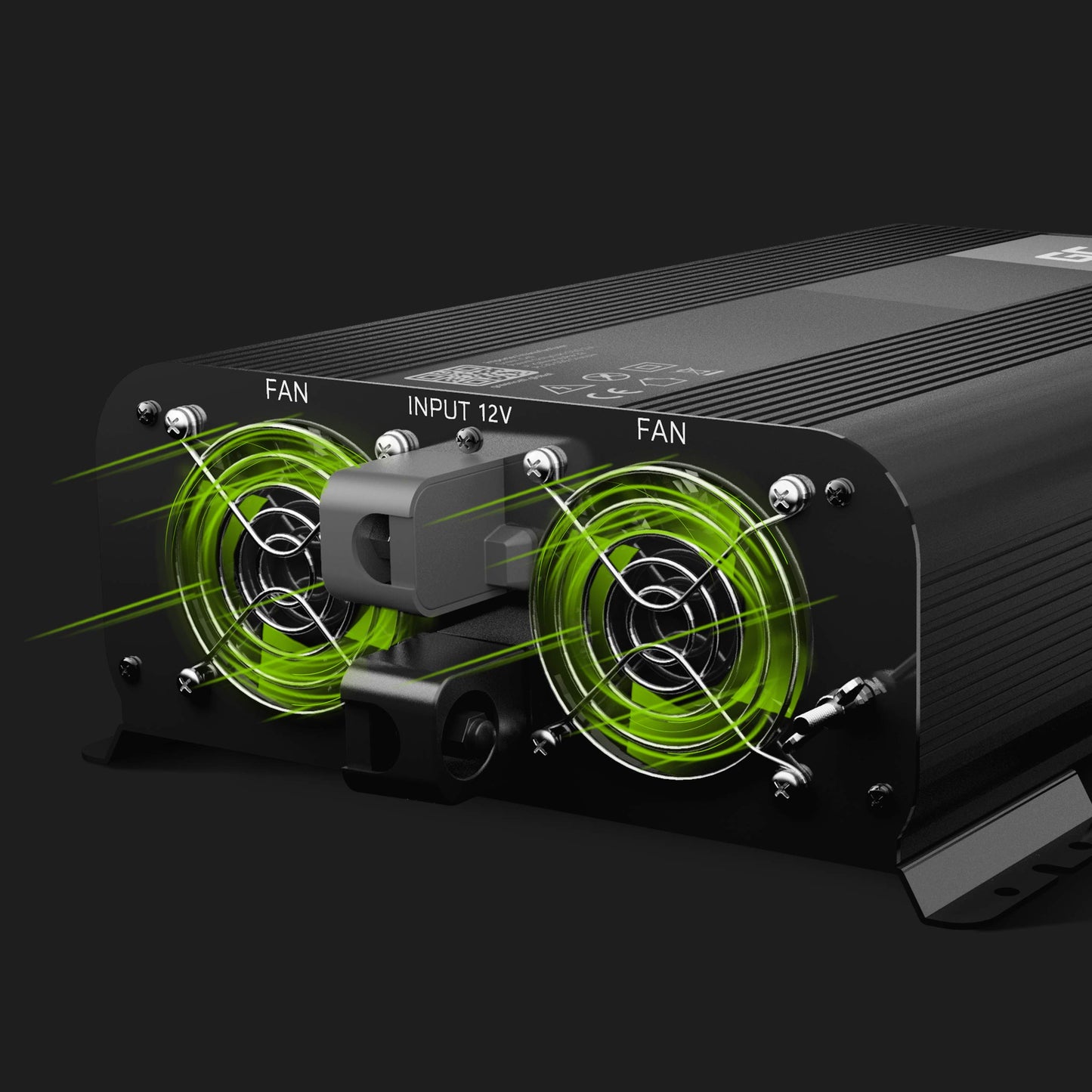 Green Cell PRO 2000W/4000W 12V to 230V Pure Sine Volt Car Voltage Converter Inverter Converter Pure Sine Wave Power Solar Inverter DC AC Converter Current Converter Caravan Car Charger