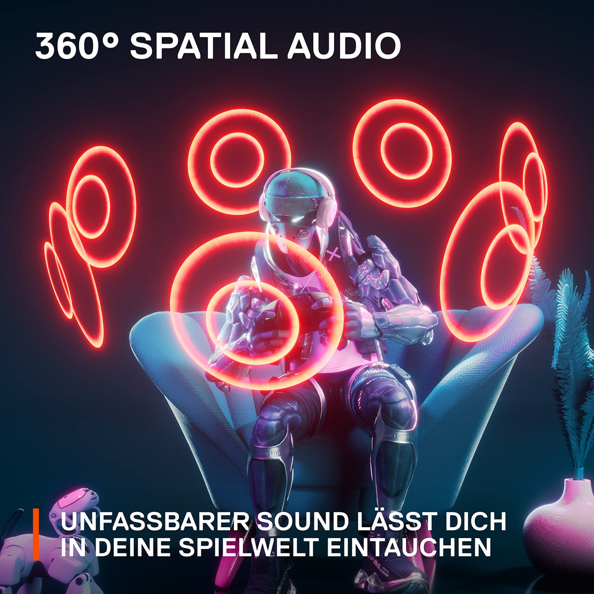SteelSeries Arctis Nova 1P - Cască de gaming multi-sistem - Driver Hi-Fi - Sunet surround 360° - Perne pentru urechi din spumă cu memorie - Microfon cu anulare a zgomotului - PS5, PS4, PC, Xbox - Alb - 61612