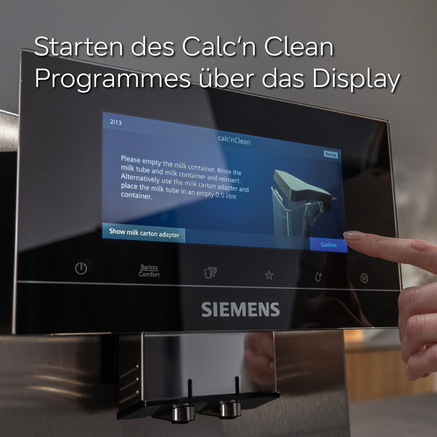 Siemens Multipack TZ80003A, 10 cleaning tablets, 6 descaling tablets, suitable for fully automatic coffee machines from the EQ series, as well as fully automatic built-in machines