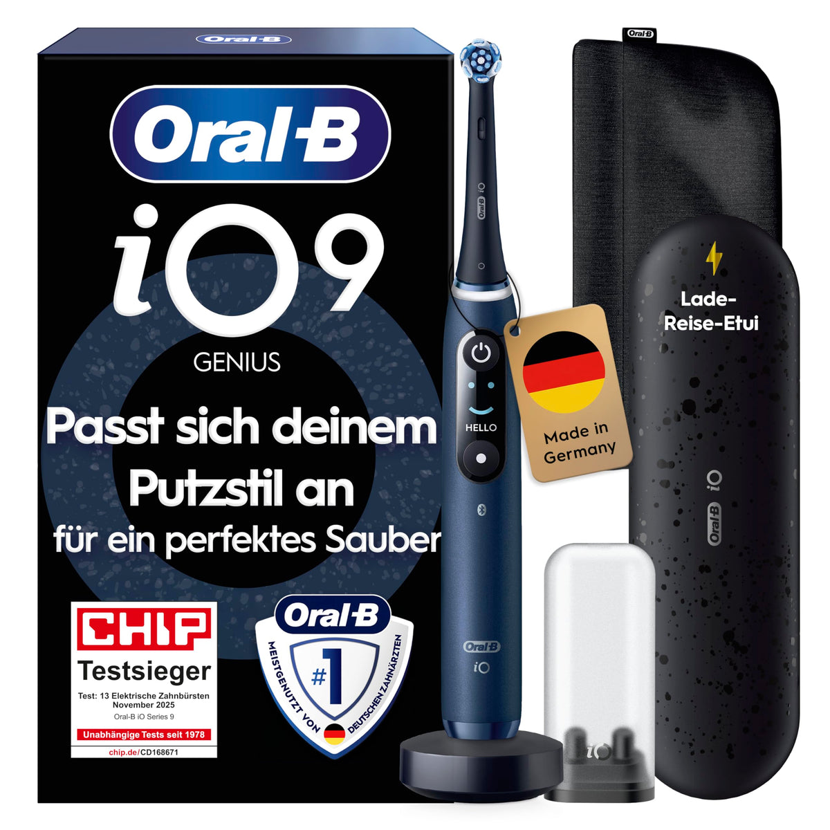 Oral-B iO - our most advanced technology with individually powered bristles and a dentist-inspired round brush head. - 8006530013307
