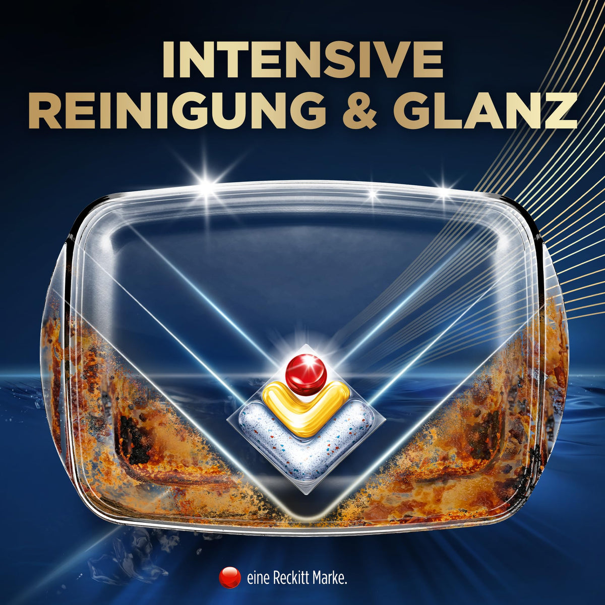 Finish Ultimate Plus Infinity Shine Citrus Spülmaschinentabs – Tablete pentru mașina de spălat vase pentru curățare intensivă, putere de degresare și strălucire cu scut de protecție – 210 Finish Caps - 3272542