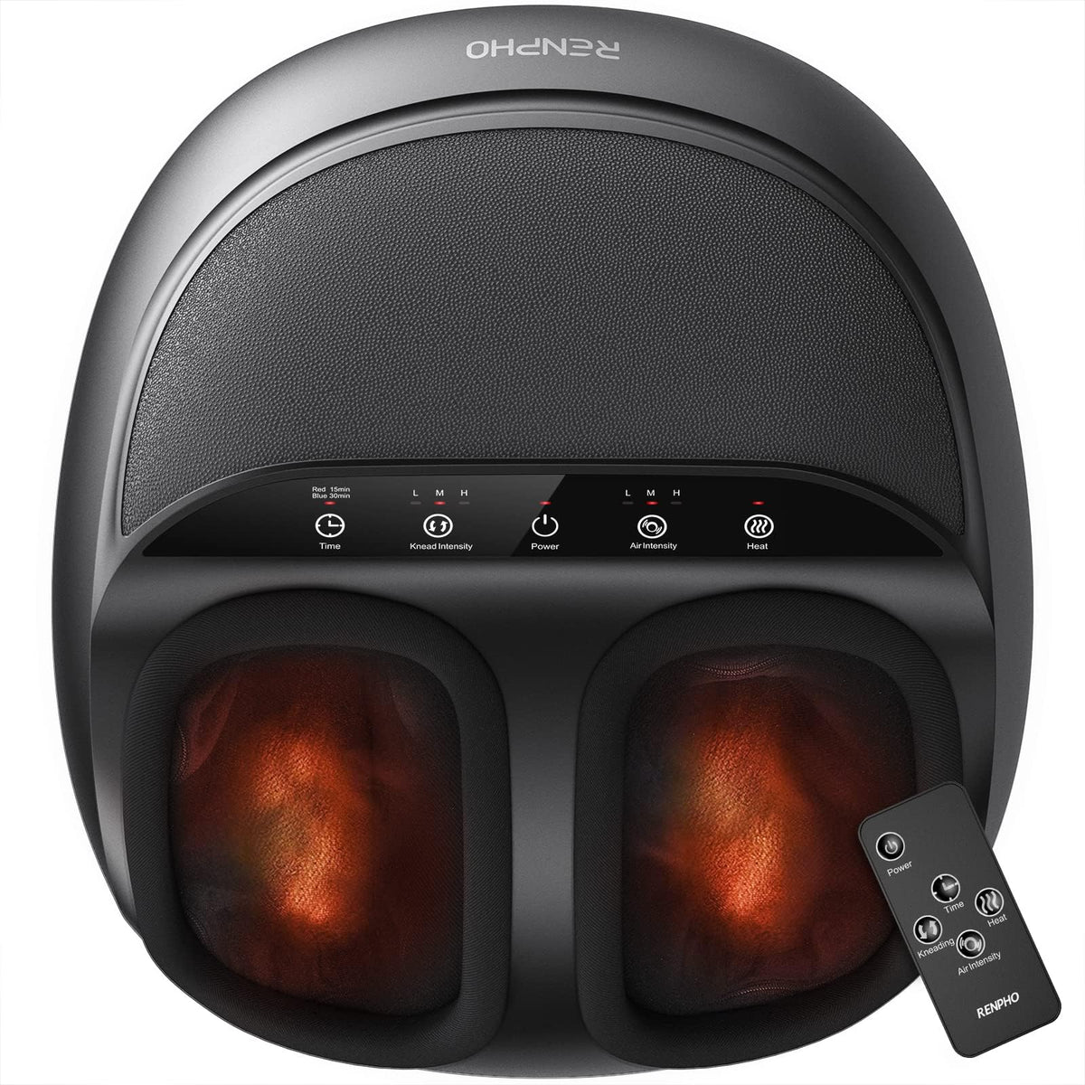 RENPHO Foot Massager 2026 New, Electric Foot Massager with Heat - RF-FM059R
