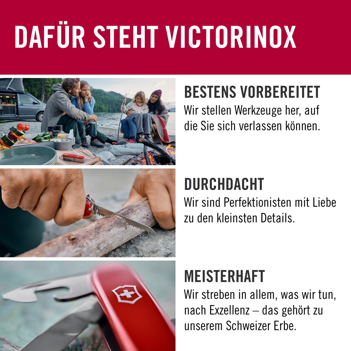 Victorinox Schweizer Taschenmesser Hunter XT Grip, Multitool, 6 Funcții - 0.8341.MC9B1