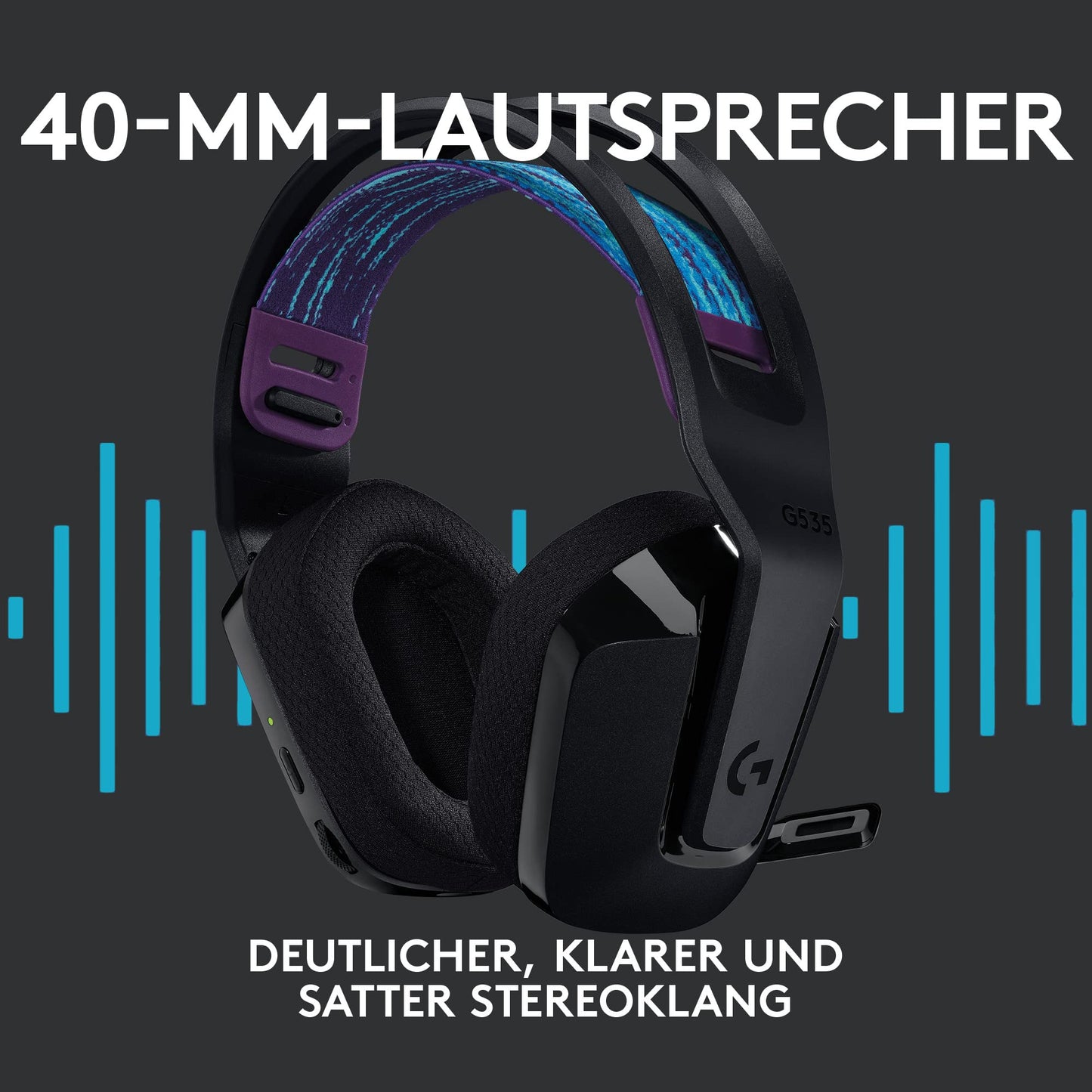 Logitech G535 LIGHTSPEED Wireless Gaming Headset (981-000972)