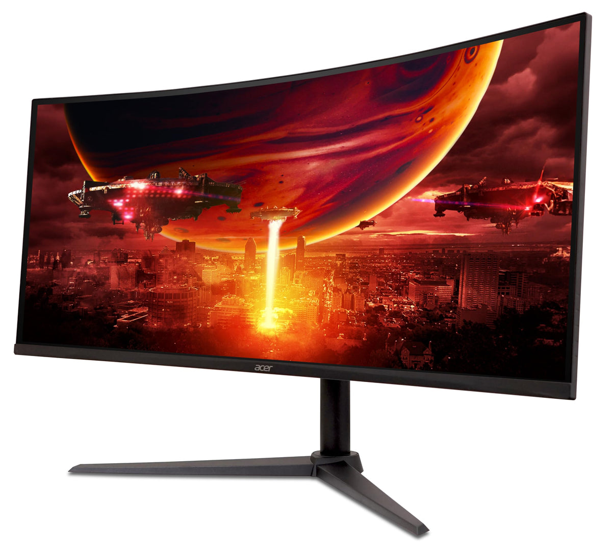 Acer Nitro XZ342CUV3 Gaming Monitor 34 inch (86.4 cm), UWQHD, 180Hz, Curved