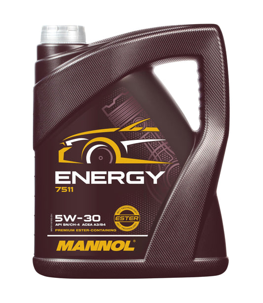 MANNOL 7511 Energy 5W-30 engine oil 5L for petrol and diesel engines - MN7511-5