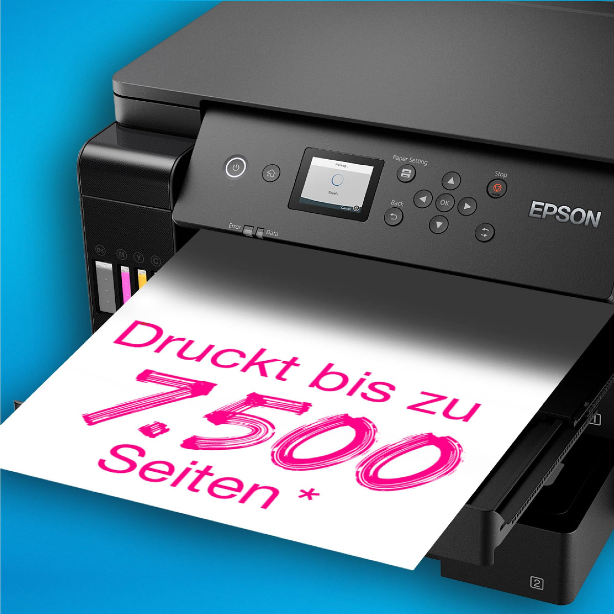 Epson EcoTank ET-16150 Ink Tank Printer | for small offices & businesses | WiFi | A3+ | Duplex printing | 6.1 cm LCD display | includes ink for up to 3 years