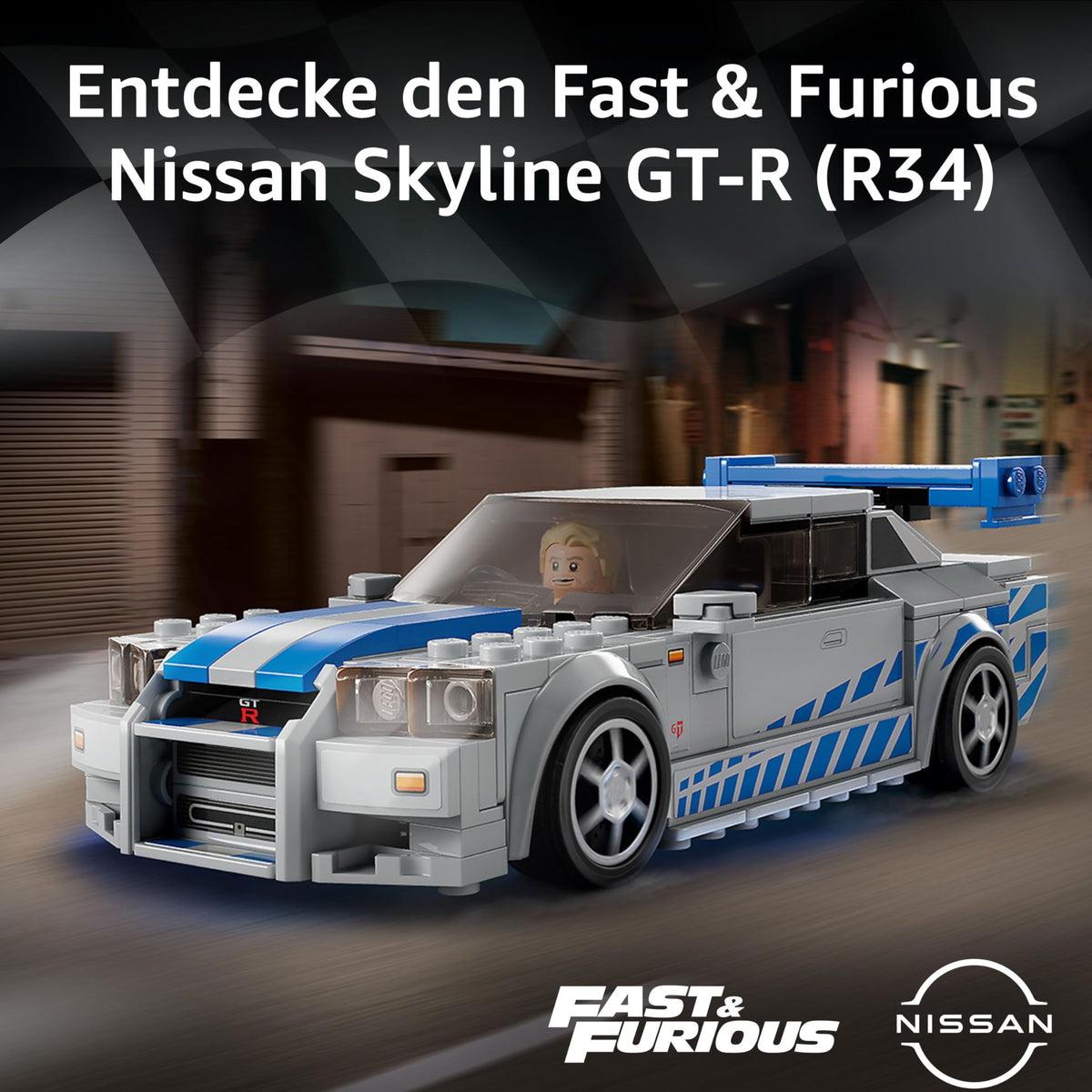 LEGO Speed Champions 2 Fast 2 Furious – Nissan Skyline GT-R (R34) 76917