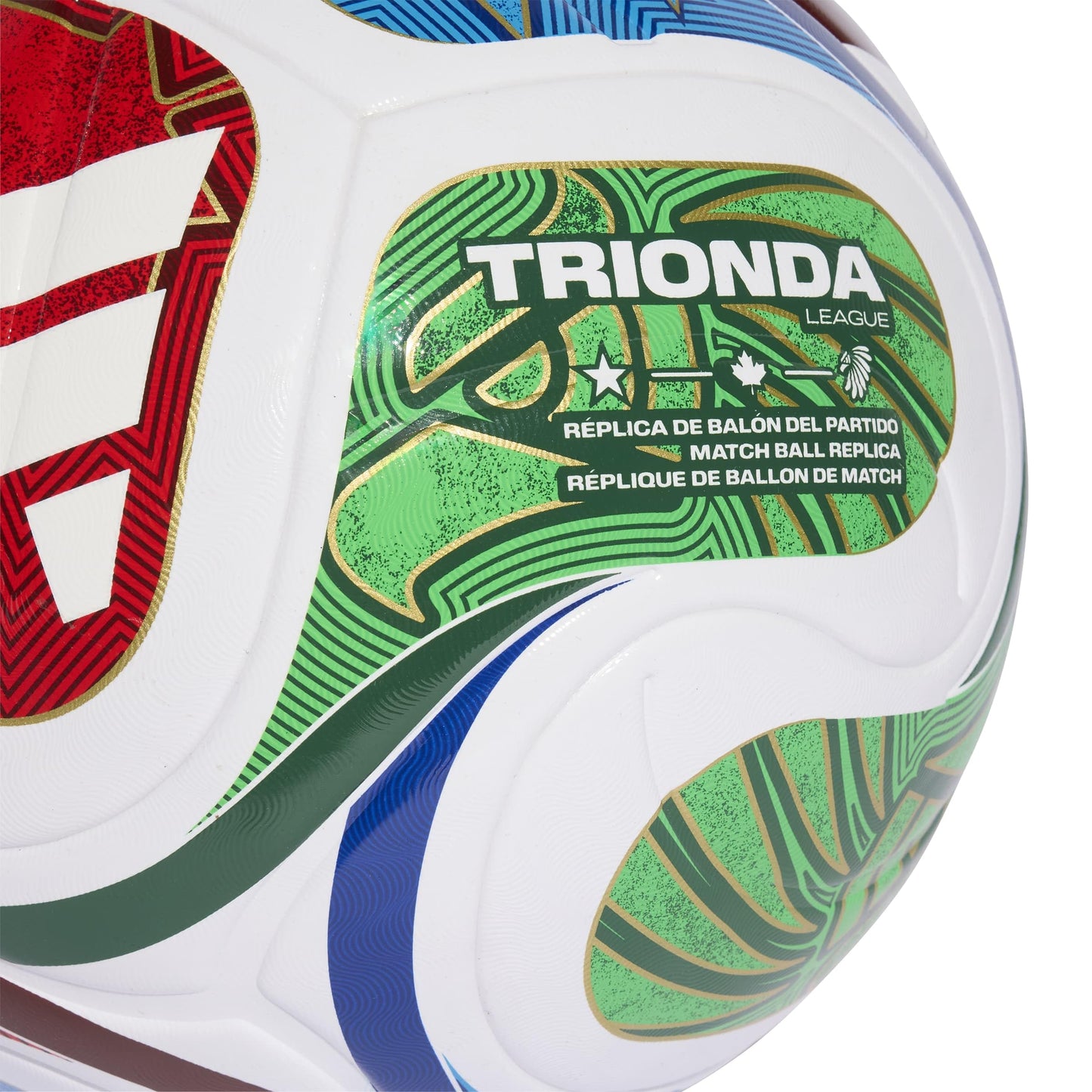 adidas Unisex FIFA World Cup 26 Trionda League Ball, White/Team royal Blue/solar Blue/Power red, 4 - KTD55