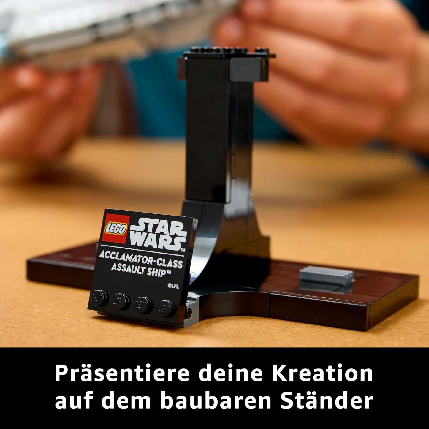 LEGO Star Wars 75404 Acclamator Class Assault Ship from Attack of the Clones - Starship to collect, build and display - Fantasy building set - Gift for adult and young fans