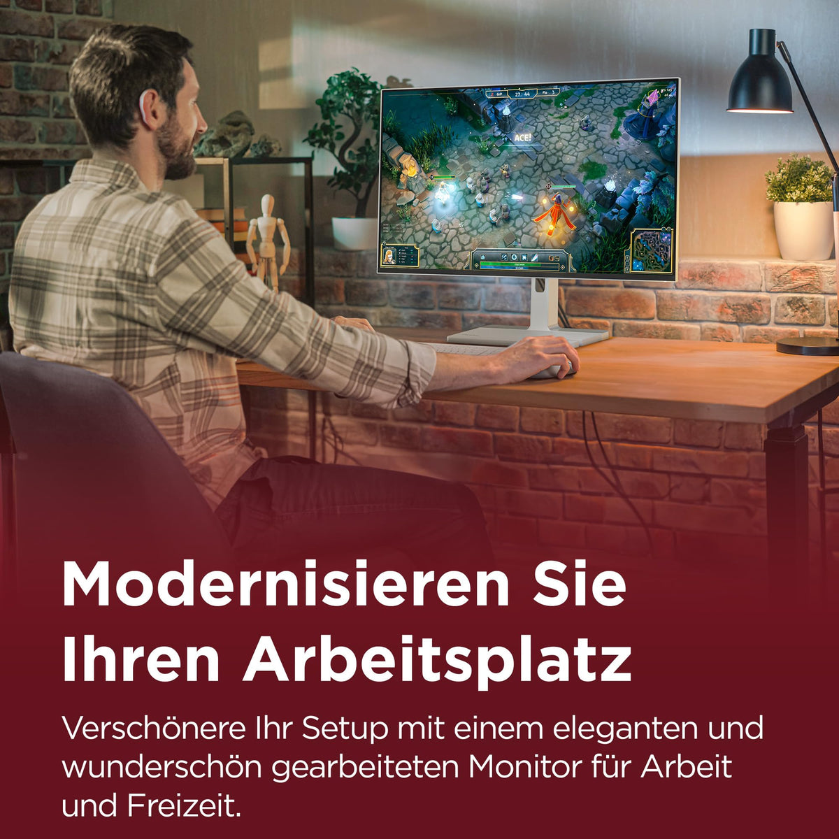 Lenovo L24D-4c | Monitor | 23.8" Full HD | 144Hz | IPS | USB-C Docking 75W - 67DCUAC6E5