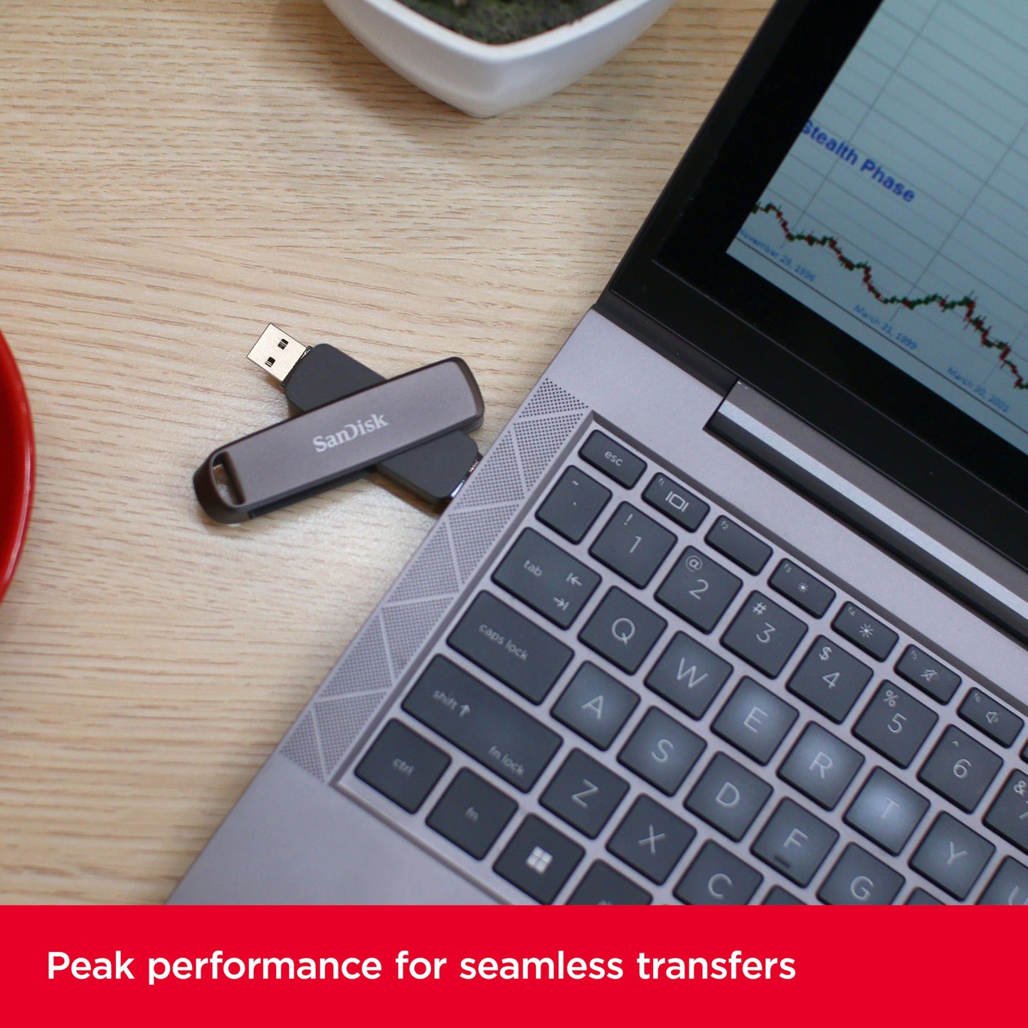 SANDISK Extreme PRO DUAL Drive 1 TB, flash drive 2-in-1 USB Type-A and USB Type-C, high performance, read speed up to 1000 MB/s, automatic backups, file management, metal housing, black - SDDDE1-1T00-G46