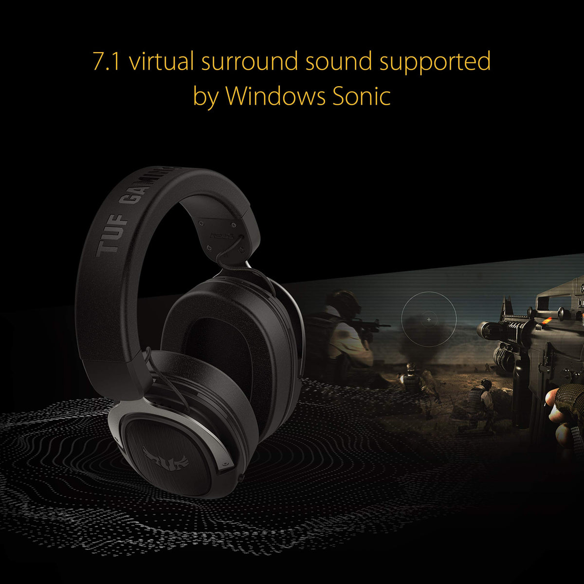 ASUS TUF Gaming H3 Headset | black/Gun Metal - 90YH028G-B1UA00