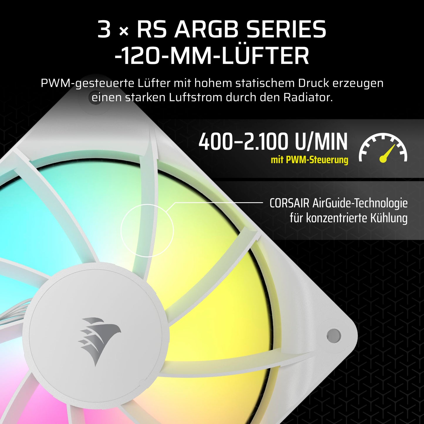Corsair Nautilus 360 RS ARGB CPU Liquid Cooler - CW-9060095-WW