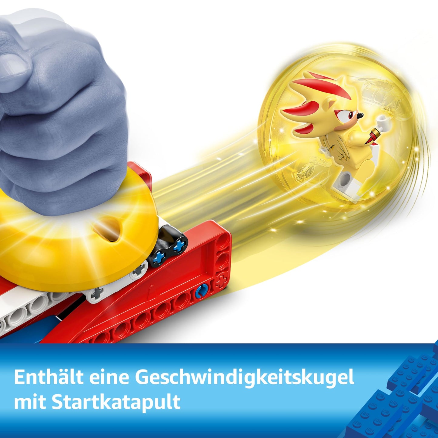 LEGO Sonic the Hedgehog Super Shadow vs. Biolizard, gamer toy, gift for boys and girls, collectible playset for children and video game fans, with figures of the characters 77003