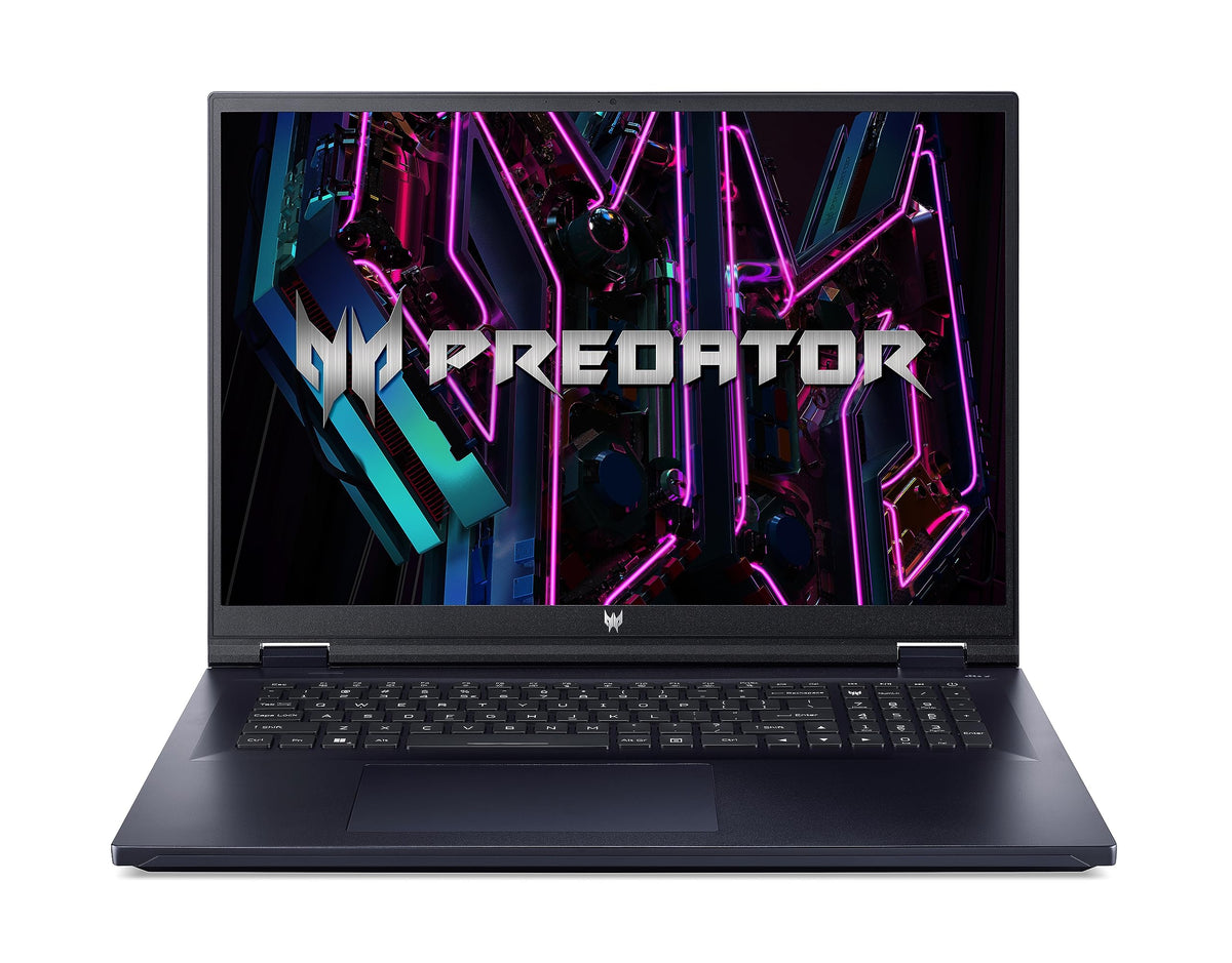 Acer Predator Helios 18 (PH18-71-750Y) Gaming Laptop, 18" WQXGA IPS 165Hz Display, Intel Core i7 13700HX, 32 GB RAM, 1 TB SSD, NVIDIA GeForce RTX 4070, Windows 11, QWERTZ Keyboard, black - NHQKSEG005
