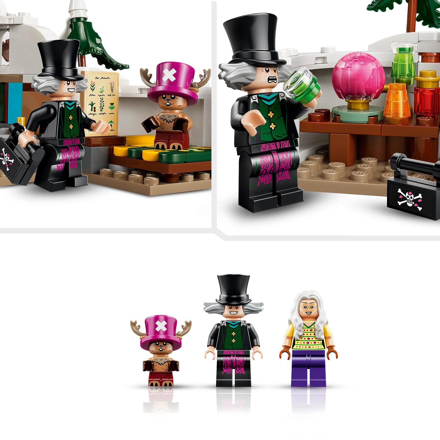 LEGO ONE PIECE Doc Bader's Hideout - collectible toy with 3 minifigures including Tony Tony Chopper - children's room decoration and gift for boys, girls and fans aged 9 and over - 75641