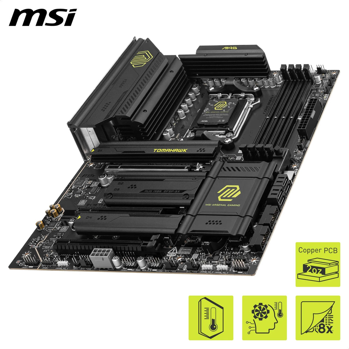 MSI MAG X870 Tomahawk WiFi - AM5 ATX Motherboard - 7E51-001R