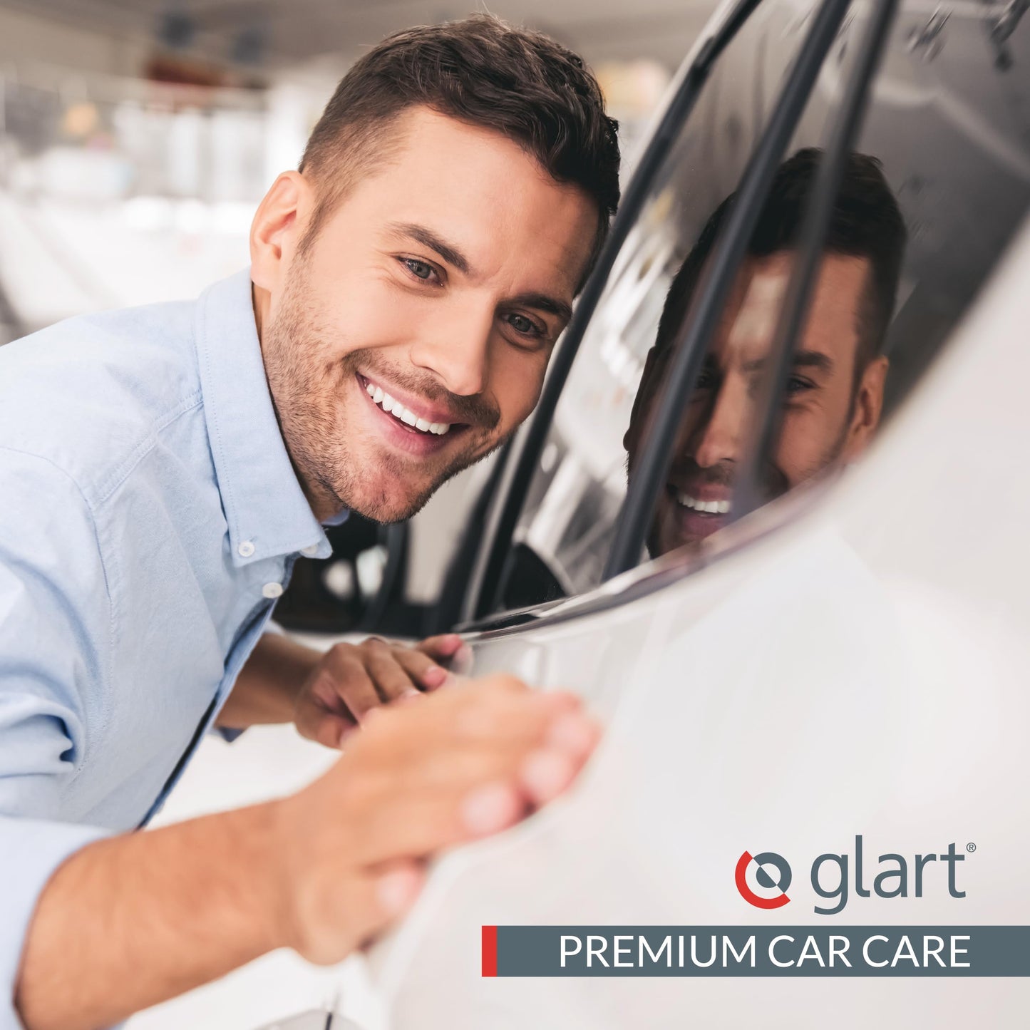 Glart 443TP4 Microfiber Cloths Set of 12 - 600 GSM - 40x40 cm - Fluffy Car Polishing Cloths for Drying & Care - Ultra Soft, Lint-Free & Absorbent - For Car Care, Motorcycle, Boat & Household