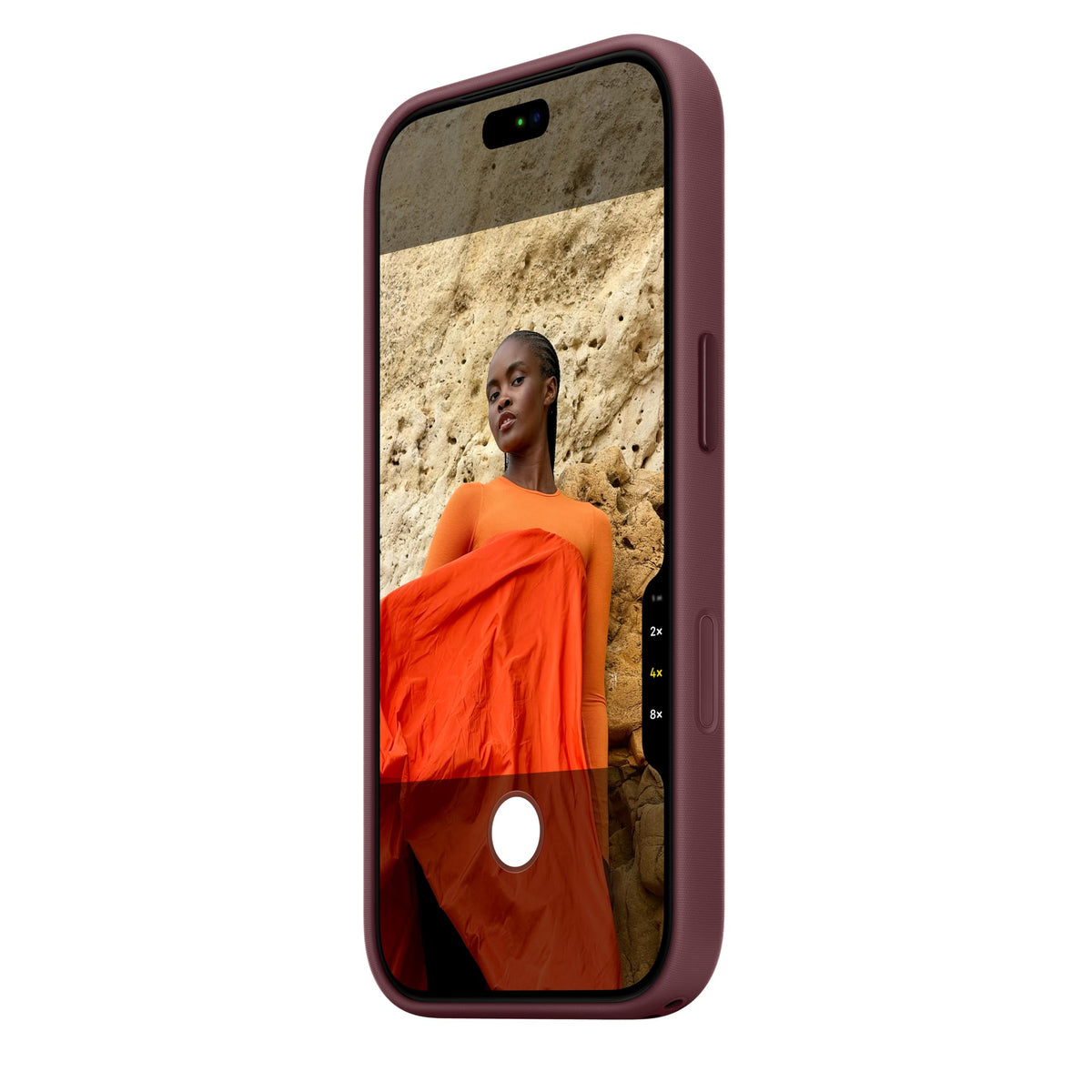 Apple iPhone 18 Pro Functional Fabric Case – Burgundy - MKD14ZM/A