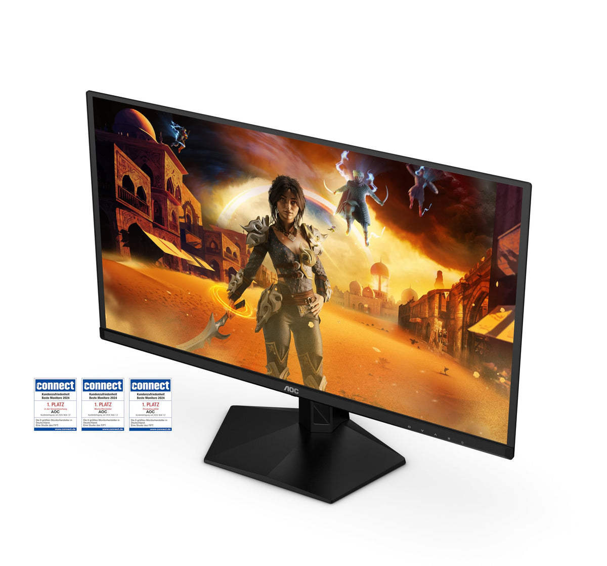 AOC Q27G41ZDF 27-inch WQHD Gaming Monitor, 240Hz, QD-OLED Panel, 0.03ms GtG, HDR10, G-Sync Compatible, (2560x1440 HDMI 1x 2.0 DP 1x 1.4) Black