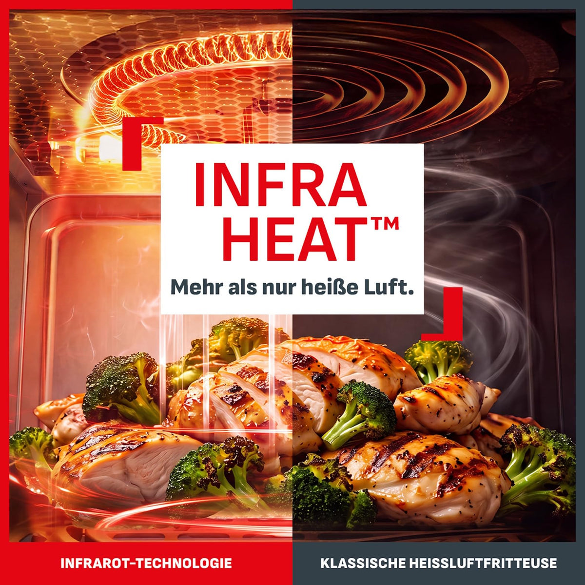 Tefal Infra Heat Ever Fry Dual Flex Air Fryer, 9 L capacity - EY9288E0