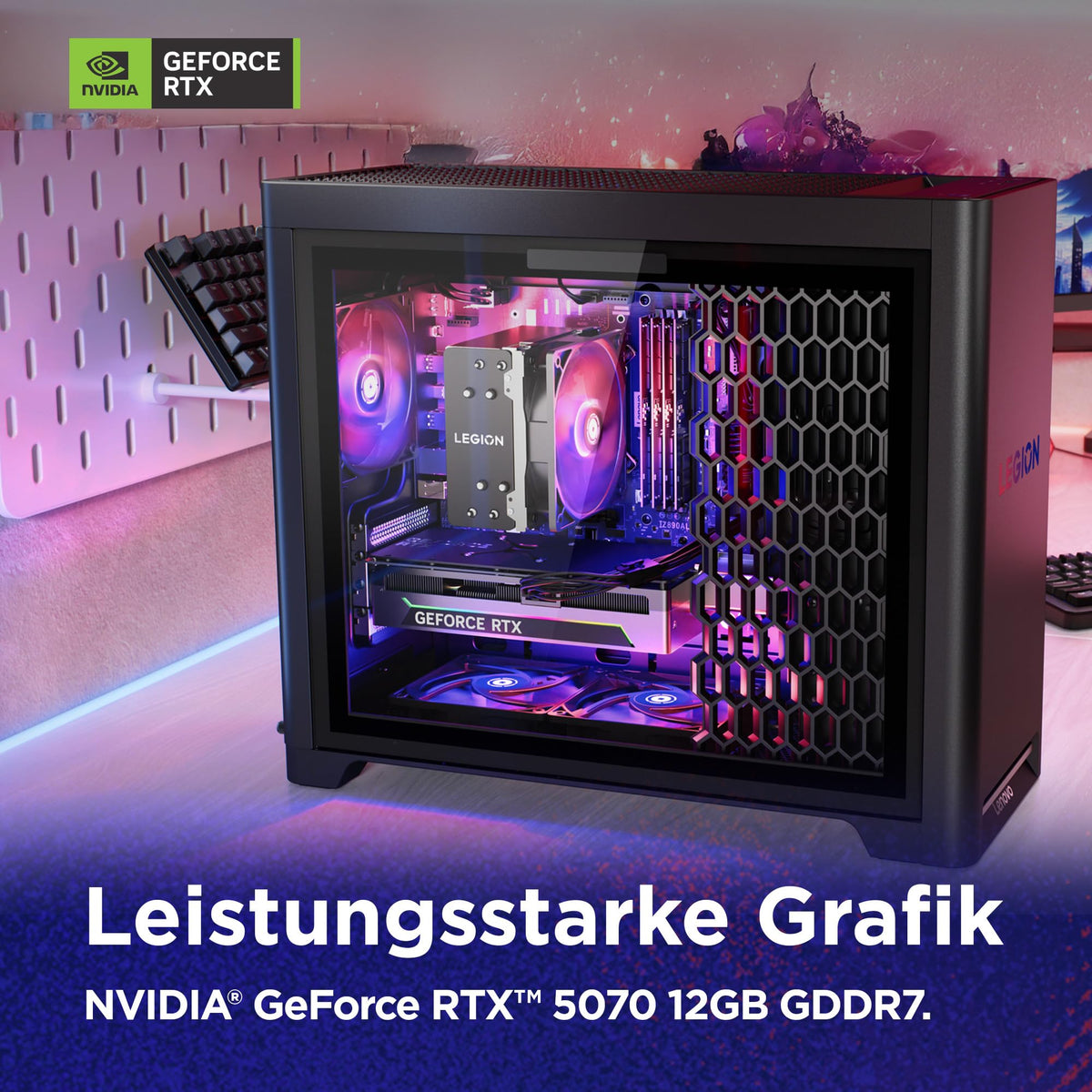 Lenovo Legion Tower 5i PC de gaming| Intel Core Ultra 7|32GB RAM|2TB SSD|30L| - 90YA0018GF