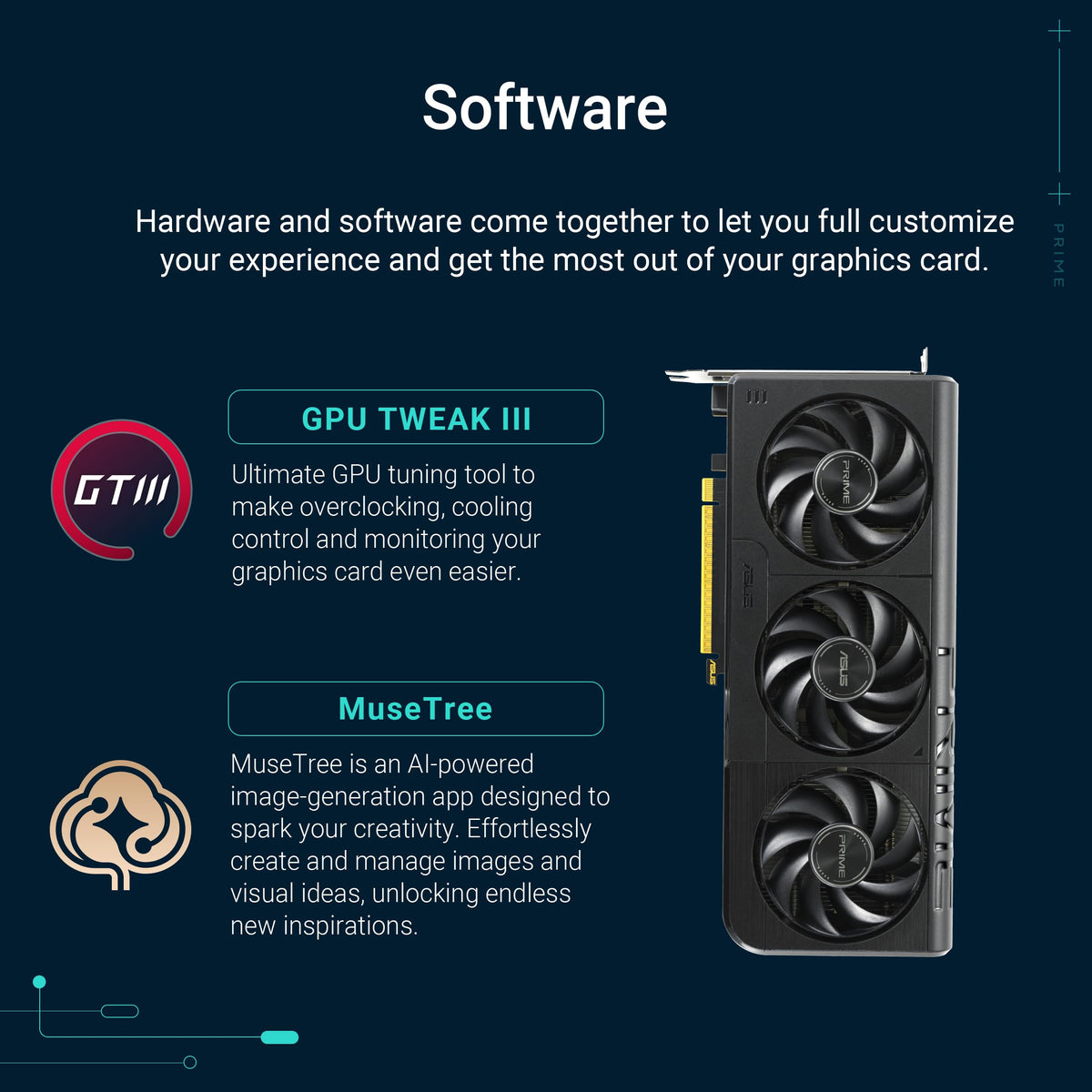ASUS Prime GeForce RTX 5050 8GB GDDR6 OC Edition Gaming Graphics Card - 90YV0N70-M0NA00