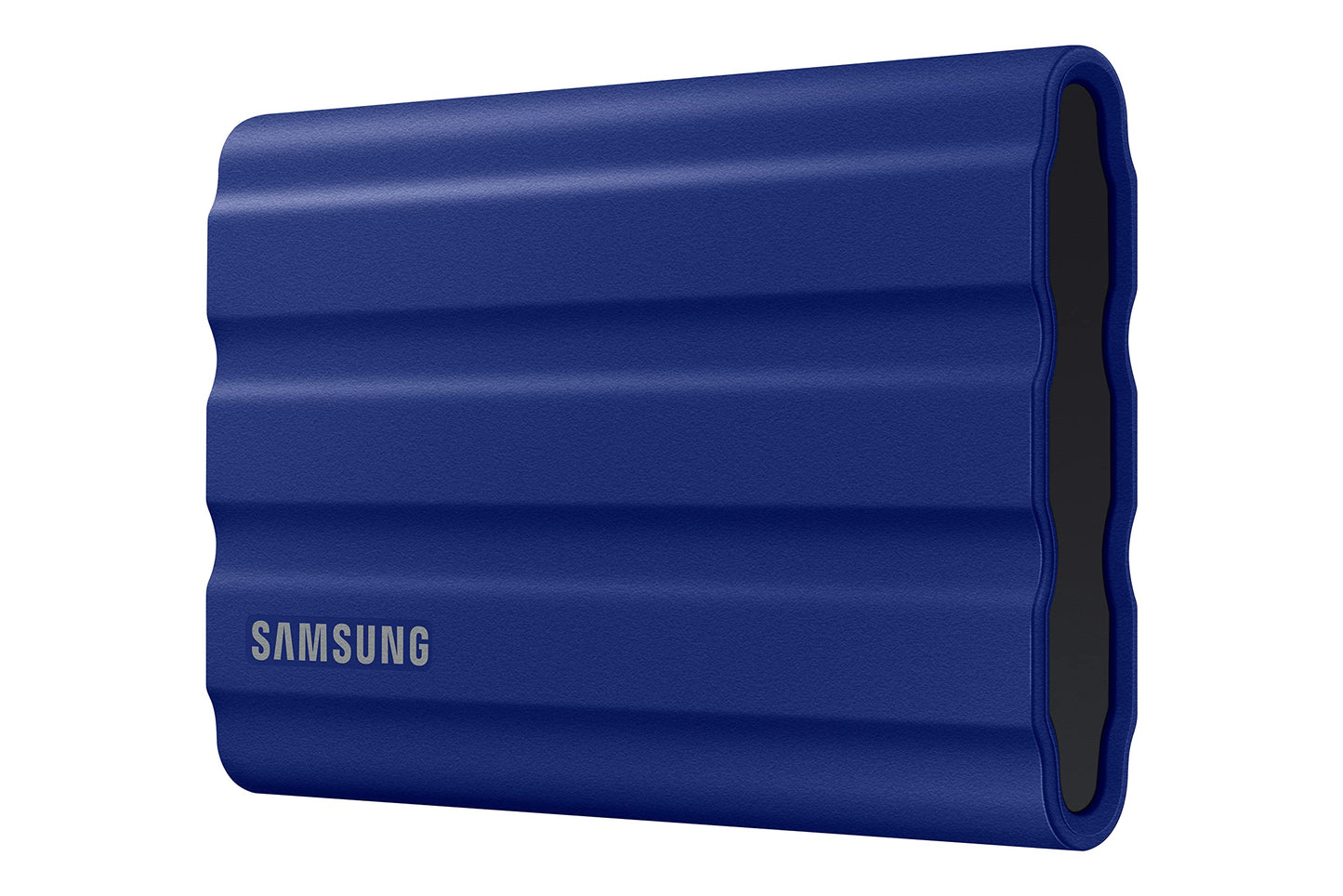 Samsung Portable SSD T7 Shield, 1 TB, USB 3.2 Gen.2, 1,050 MB/s read, 1,000 MB/s write, robust external hard drive outdoor for Mac, PC and smartphone, blue, MU-PE1T0R/EU