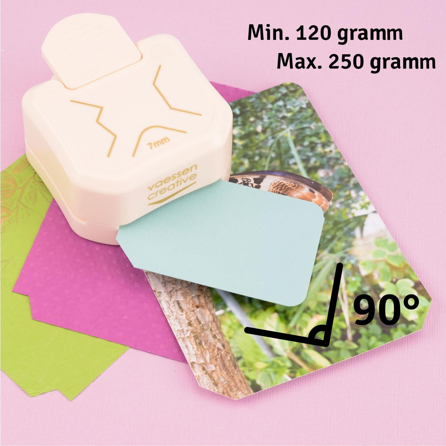 Vaessen Creative 2137-093 3-in-1 Corner Punch