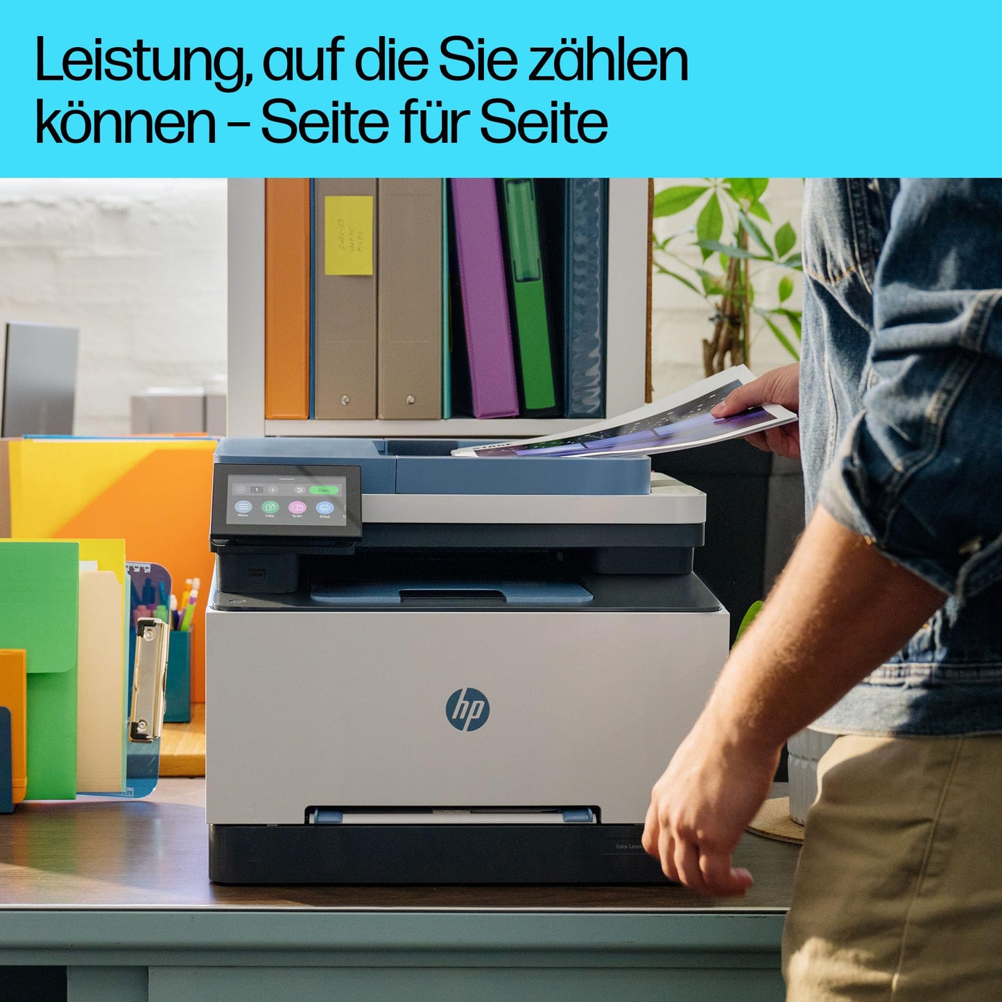 HP Color LaserJet Pro MFP 3302fdng Multifunction Color Laser Printer, Fax, Automatic Two-Sided Printing, High Print Speed, Touchscreen, Ethernet, USB, Wolf Pro Security - 759V1F#ABD