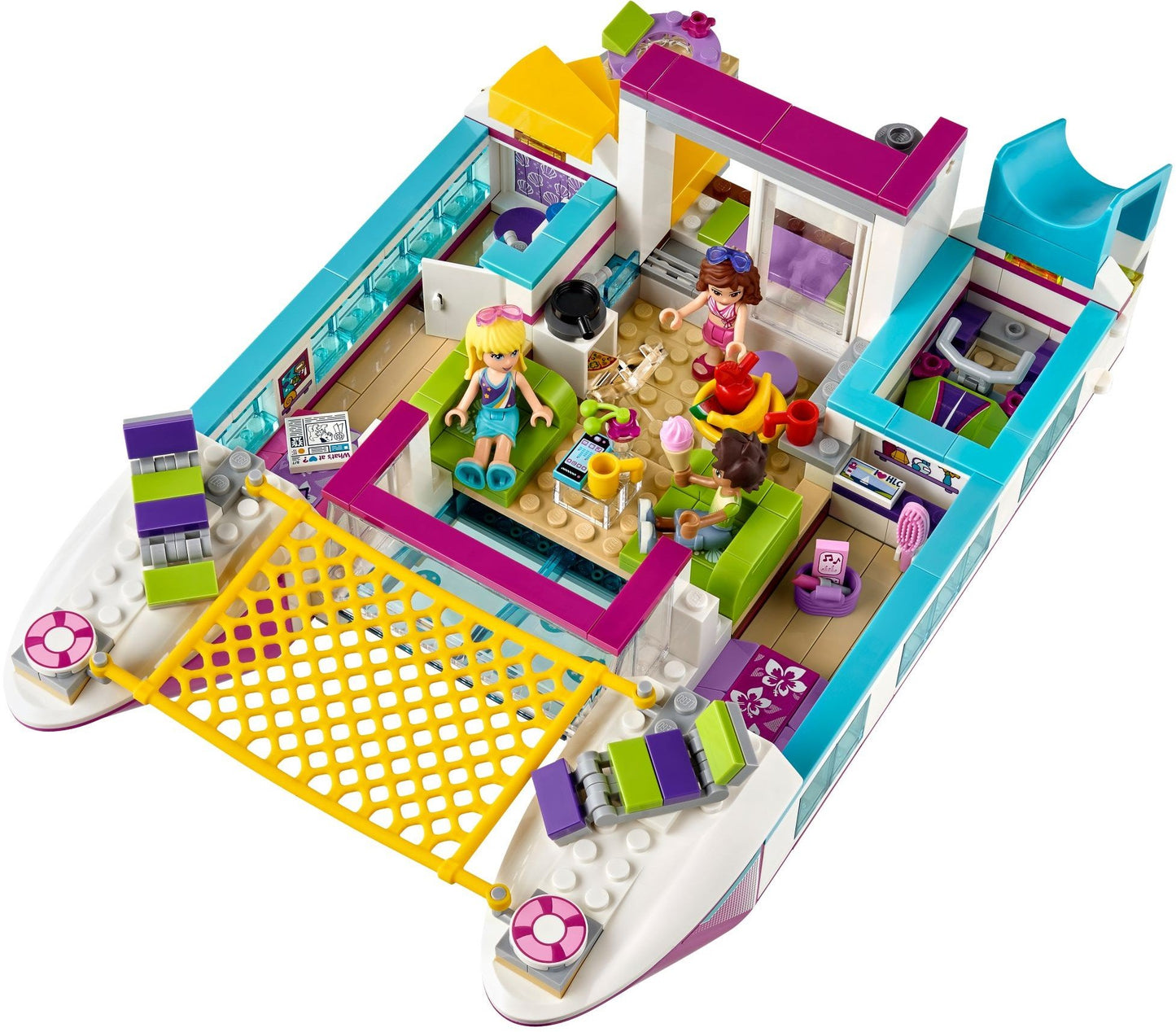 LEGO Friends 41317 - "Sunshine Catamaran construction game, colorful