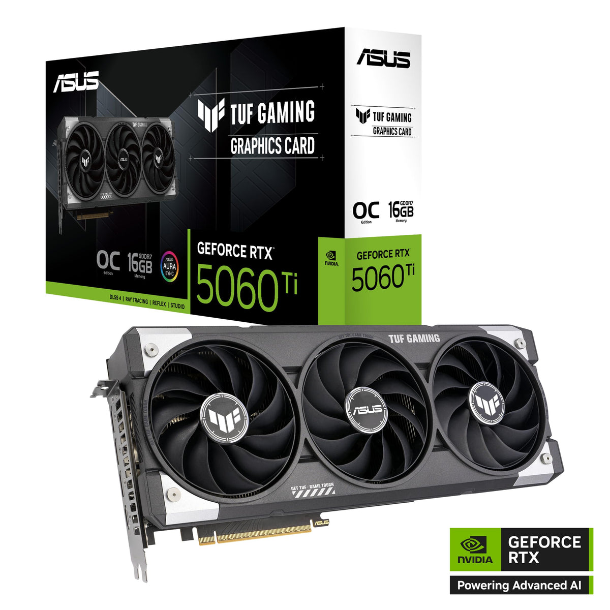 ASUS TUF Gaming GeForce RTX 5060 Ti OC Edition 16GB Gaming Grafikkarte - 90YV0MG0-M0NA00