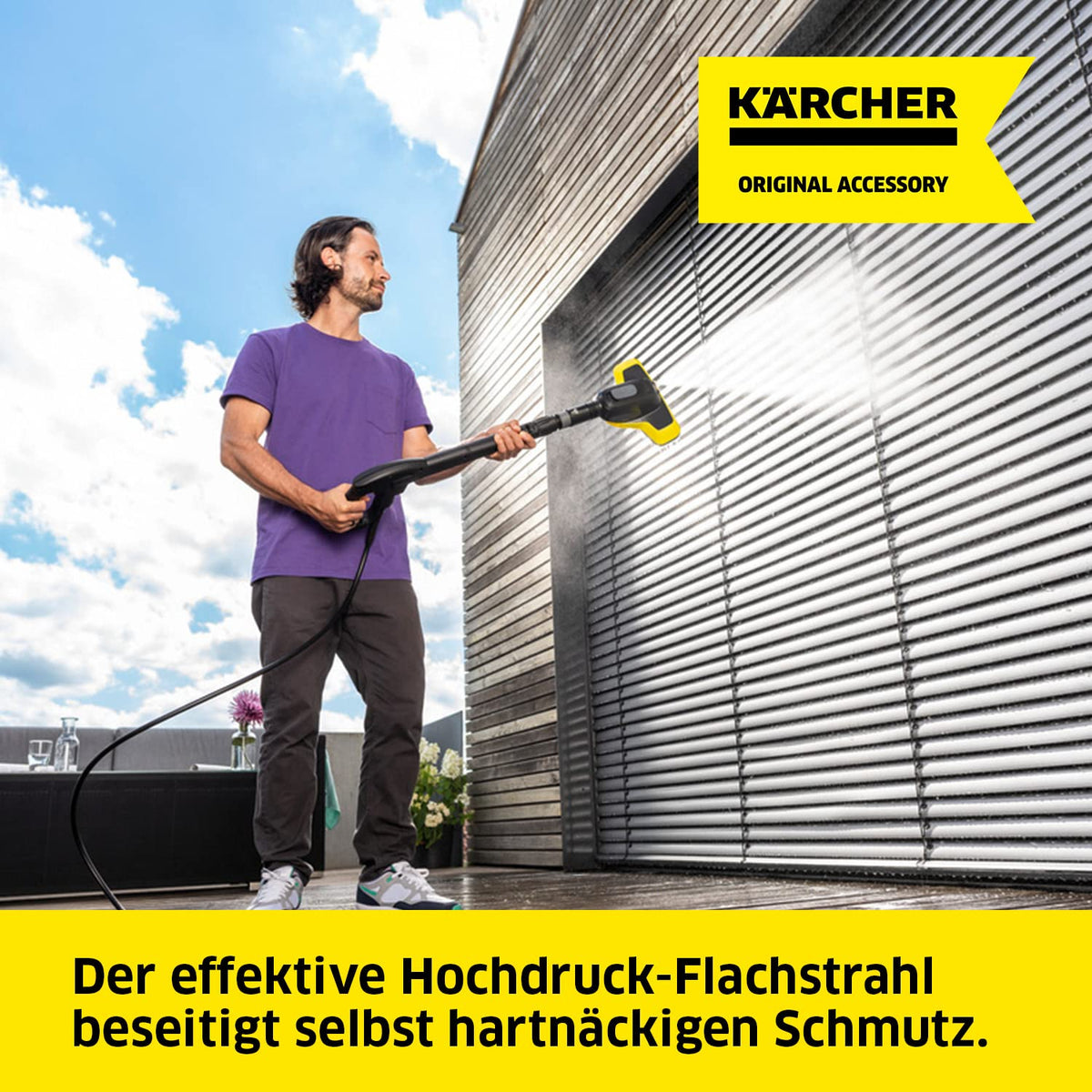 Kärcher Original Wash Brush WB 7 Plus, 3-in-1 Wash Brush - 2.644-374.0