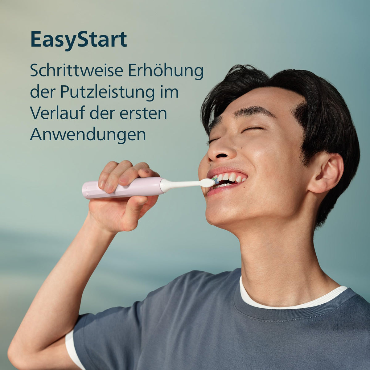 Philips Sonicare Series 2100 Electric Toothbrush – Sonic toothbrush with two intensity settings, EasyStart function, SmarTimer, 14 days of battery life, travel case, Pink, HX4023/03, [New]