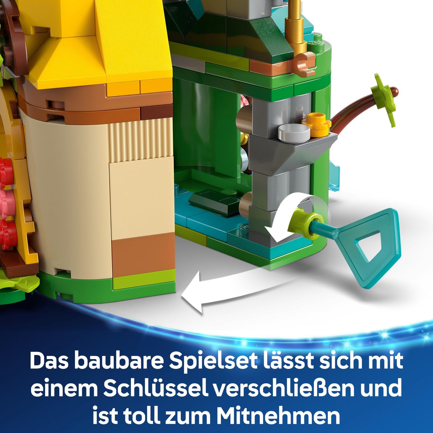 LEGO ǀ Disney Moana 2: Moana's Island Fun - Toy with 2 minifigures, a playhouse, a water slide & accessories - children's play set - birthday gift for girls aged 5 and over - 43260