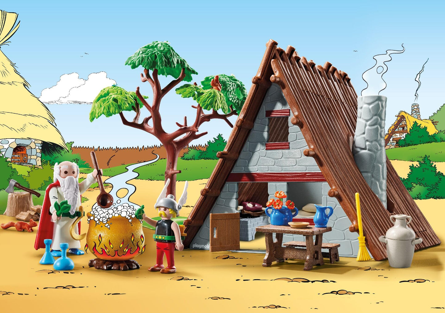PLAYMOBIL Asterix House | Asterix and Obelix | Adventure toys for children aged 5 and up | 71828