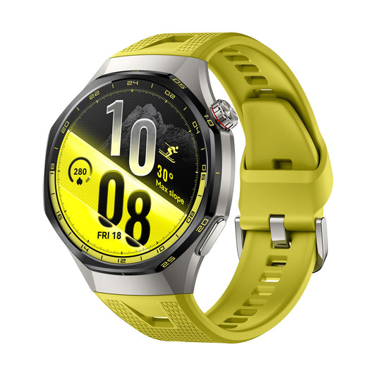 HUAWEI Watch GT 7 Pro Smartwatch, Titanium Alloy, ECG, GPS, 46 mm, Yellow - Atum-B49W