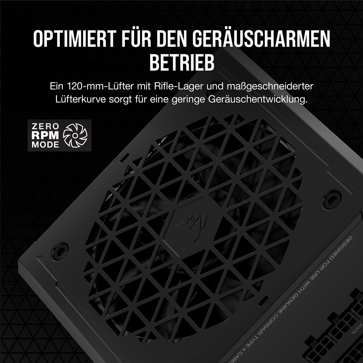 Corsair RM850e (2023) Sursă ATX complet modulară, silențioasă - Compatibilă cu ATX 3.1 și PCIe 5.1 - Condensatori de 105°C - Eficiență 80 PLUS Gold - Suport pentru Modern Standby - Negru - CP-9020263-EU
