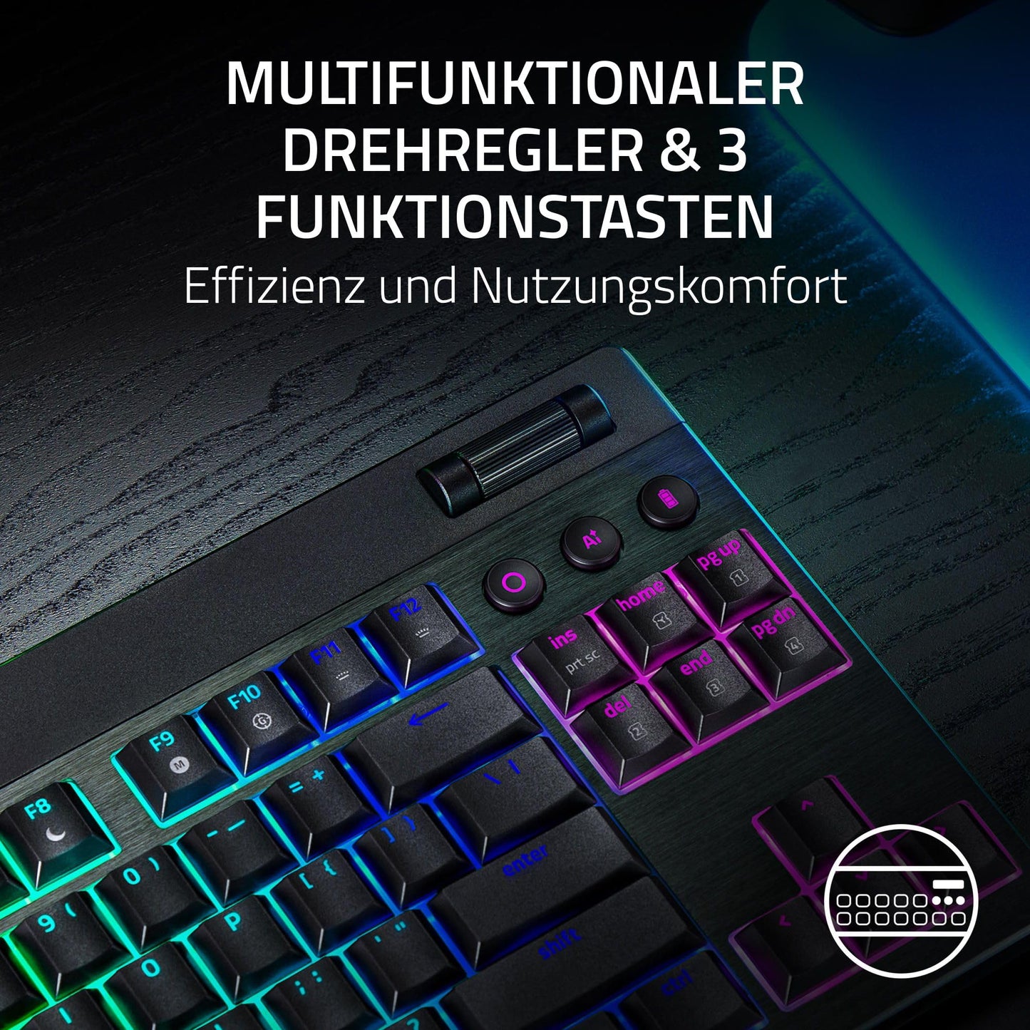 Razer BlackWidow V4 X White (RZ03-05450500-R3M1)